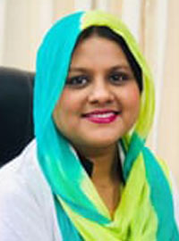 Dr. Ayesha Siddiqua
 
  - চর্মরোগ (ত্বক), অ্যালার্জি, চুল ও যৌন রোগ বিশেষজ্ঞ