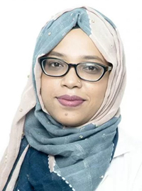 Dr. Karina Rahman
  - জেনারেল, ল্যাপারোস্কোপিক, ব্রেস্ট ও কোলোরেক্টাল সার্জন