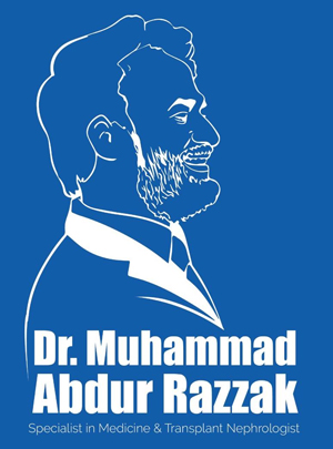 Dr. Muhammad Abdur Razzak
  - কিডনি মেডিসিন বিশেষজ্ঞ ও ট্রান্সপ্লান্ট নেফ্রোলজিস্ট