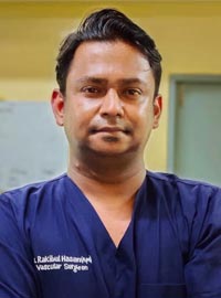 Dr. Rakibul Hasan Apu
  - ভাসকুলার, এন্ডোভাসকুলার, ভ্যারিকোজ ভেইন ও লেজার সার্জারি বিশেষজ্ঞ
