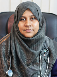Dr. Redwana Hossain
  - মনোরোগ বিশেষজ্ঞ (Psychiatry), ড্রাগ আসক্তি, ডিমেনশিয়া ও নারী সাইকোসেক্সুয়াল ডিসঅর্ডার বিশেষজ্ঞ