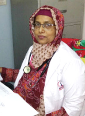 Dr. Shahana Parveen
  - ডায়াবেটিস ও হরমোন বিশেষজ্ঞ